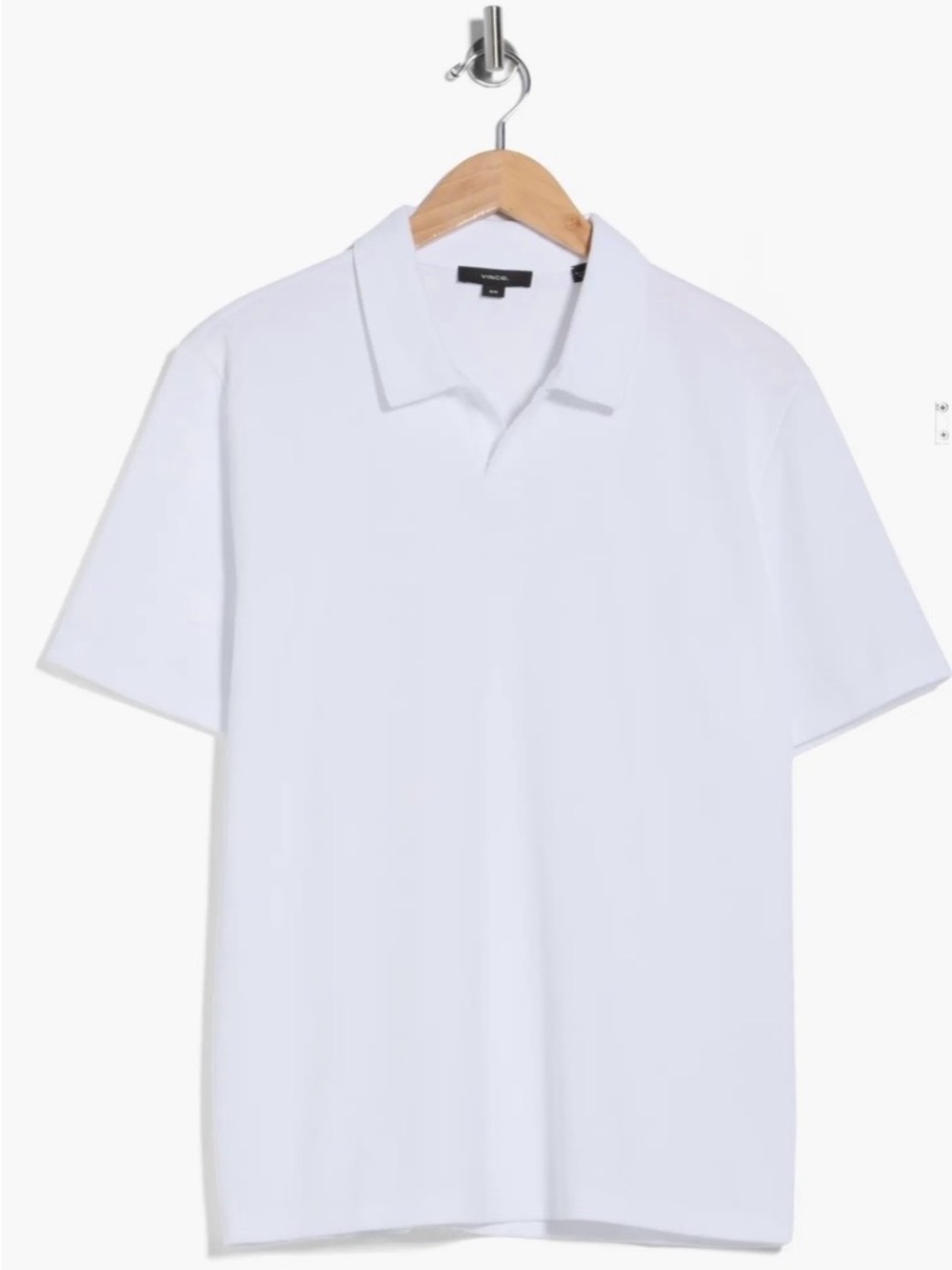 Vince mens White Polo Shirt size XXL